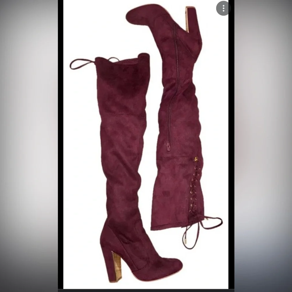 Plum Betseyville suede boots - Picture 2 of 2